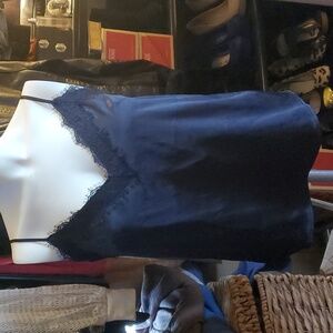 Black Lace Trim Camisole